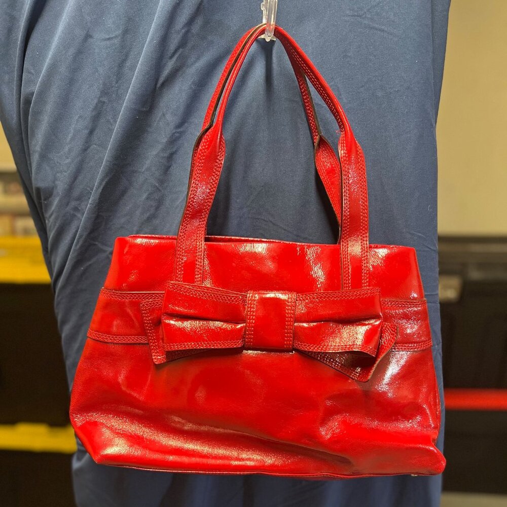 Red Bow Kate Spade Claverly Marianne Shopper Tote